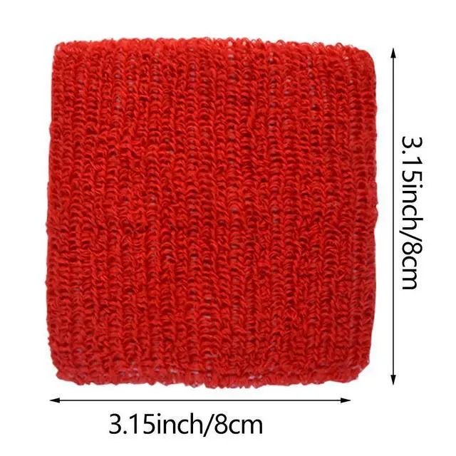 Alt view image 2 of 7 - 18 Pcs Wrist Sweatbands Sports Wristbands for Men & Women | Absorbent Breathable, Elastic Fit, Colorful Cotton Sweat Band for Gym, Yoga, Football, Basketball, Tennis, Running, Workout