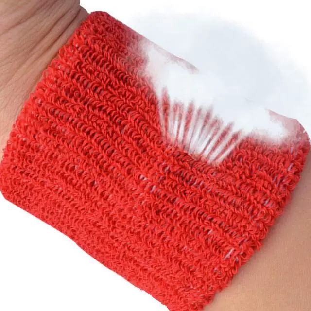 Alt view image 7 of 7 - 18 Pcs Wrist Sweatbands Sports Wristbands for Men & Women | Absorbent Breathable, Elastic Fit, Colorful Cotton Sweat Band for Gym, Yoga, Football, Basketball, Tennis, Running, Workout
