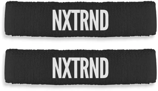 Main image of 1 Pair Bicep Bands, Sweat-Absorbent Arm Sweatbands, Football Accessory (Black)
