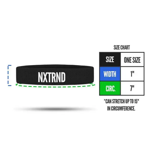 Alt view image 4 of 7 - 1 Pair Bicep Bands, Sweat-Absorbent Arm Sweatbands, Football Accessory (Black)