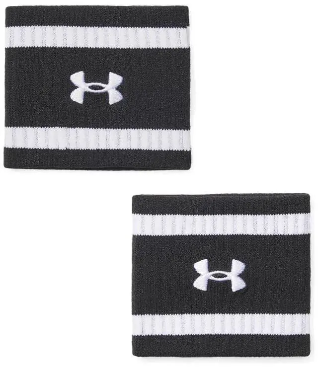 Main image of Unisex-Adult Lightweight Terry Wristband, (001) Black/White/White, One Size Fits Most