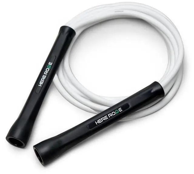 Main image of Hererope 6MM PVC Jump Rope for Men & Women Fitness, Speed, Tricks, Cardio Training, Boxing Jump Rope with Unbreakable Handles and Non-Kinking Skipping Rope, Adjustable Jumprope for Indoor Outdoor