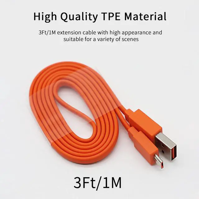Alt view image 5 of 6 - Charger Charging Cable Compatible for Ring Enabled Video Doorbell (Released in 2020) 2/3/3 Plus/ 4, Peephole Cam, Doorbell Pro, Camera Battery Replacement Power Cord Wire