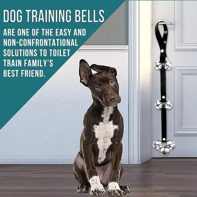 Alt view image 3 of 5 - 2 Pack Dog Doorbells Premium Quality Training Potty Great Dog Bells Adjustable Door Bell Dog Bells for Potty Training Your Puppy The Easy Way - 7 Extra Large Loud 1.4 DoorBells