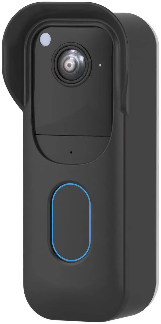 Main image of Blink Doorbell Camera Cover - Weatherproof Silicone Protective Case with Brim for for Blink Video Doorbell 2025 New Model (2nd Gen), Full Protection, Easy Installation (Black)
