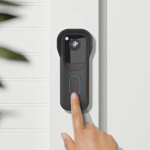 Alt view image 7 of 7 - Blink Doorbell Camera Cover - Weatherproof Silicone Protective Case with Brim for for Blink Video Doorbell 2025 New Model (2nd Gen), Full Protection, Easy Installation (Black)