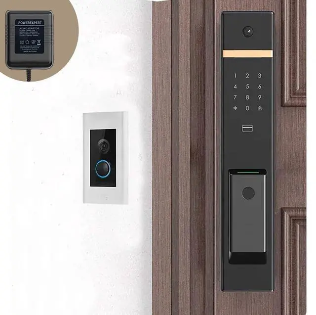 Alt view image 4 of 7 - 18V 500mA Adapter, Video Doorbell Charger Cord Compatible with Ring Video Doorbell Pro/2, Zmodo Doorbell, Nest Hello Doorbell Transformer, HLT Doorbell, Ecobee,Sensi Doorbell Transformer