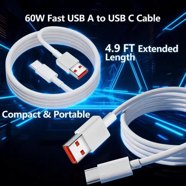 Alt view image 5 of 7 - Doorbell Camera Charger Cable4.9ft USB C Fast Charging Cord | Compatible with Google Nest, Botslab, Blink,Tapo, AOSUOura Ring 4/Gen 3 & Eufy Doorbell Camera