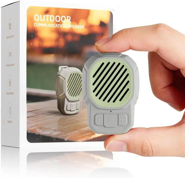 Main image of Wearable Bluetooth Speaker, Magnetic Clip on Mini Speaker, TWS Built-in Mic | Small Portable Speaker, IPX6 Waterproof, 2.2oz, 5.4 Bluetooth, Hands-Free Call, Gifts for Men Women, Outdoor Indoor Golf