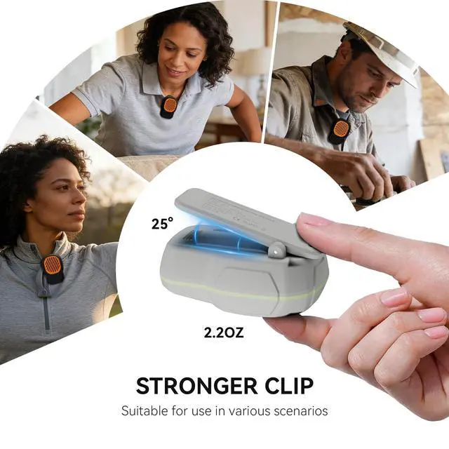 Alt view image 5 of 7 - Wearable Bluetooth Speaker, Magnetic Clip on Mini Speaker, TWS Built-in Mic | Small Portable Speaker, IPX6 Waterproof, 2.2oz, 5.4 Bluetooth, Hands-Free Call, Gifts for Men Women, Outdoor Indoor Golf