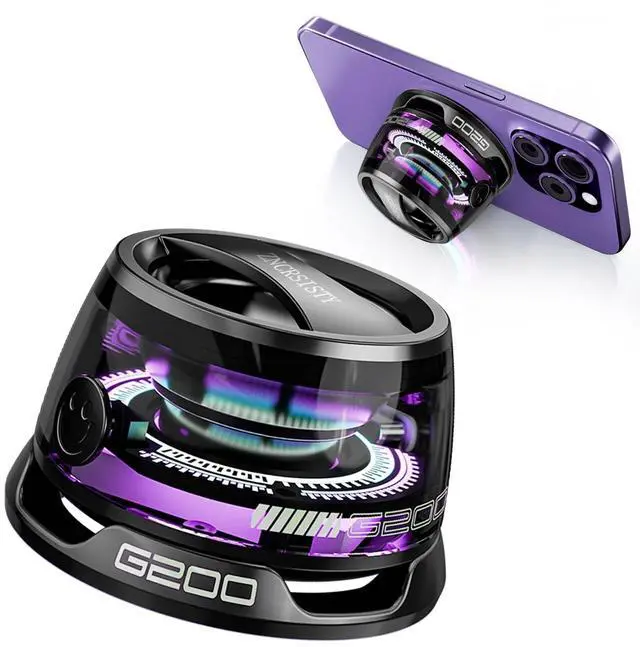 Main image of G200 Magnetic Bluetooth Speaker with RGB Light - Portable Mini Bluetooth Speaker, Full-Range Stereo Sound for 7H Playtime, Game Mode, Perfect Teen Gift for Outdoor Adventure Party
