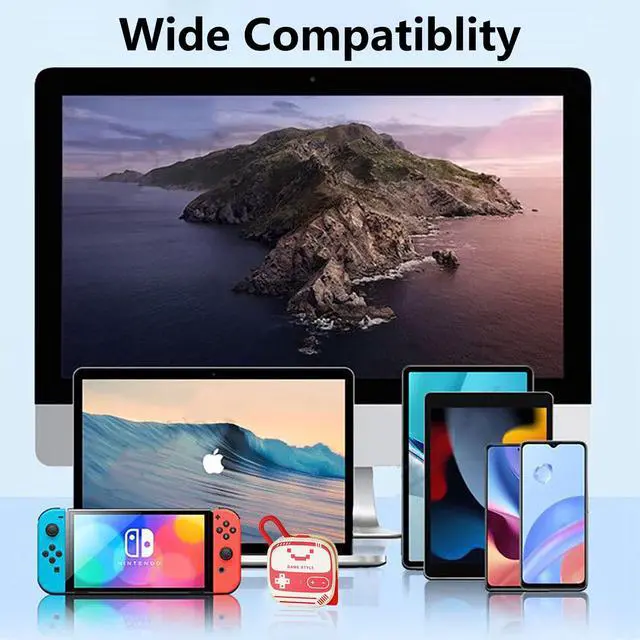 Alt view image 3 of 5 - TV Dock Station for Switch 2, 3-in-1 USB C Portable TV Docking Station Replacement with 4K@60Hz HDMI Adapter/PD 100W/USB 3.0, Travel Dock for Nintendo Switch2/ Switch1/ OLED/Steam Deck