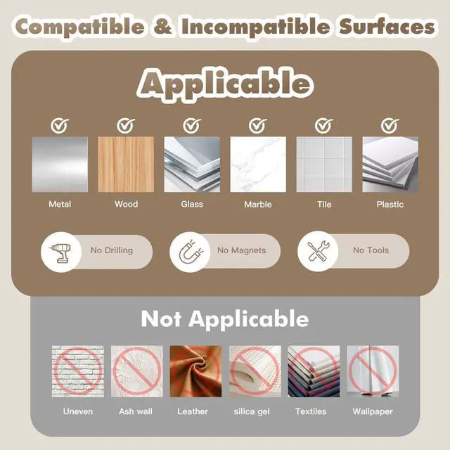 Alt view image 5 of 7 - 50Pcs Small White Adhesive Cable Clips, Wall Cable Clips, Cord Clips for Wires on wall, Ethernet Cable Clips, Wire Clips for Cords