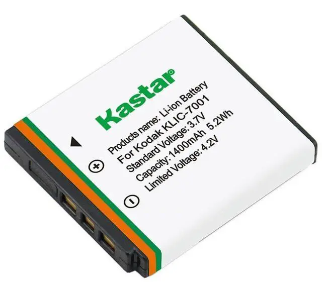 Main image of Battery (1-Pack) for Kodak KLIC-7001 and Kodak EasyShare M320, M340, M341, M753 Zoom, M763, M853 Zoom, M863, M893 is, M1063, M1073 is, V550, V570, V610, V705, V750 Cameras