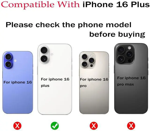 Alt view image 2 of 6 - 2pcs/Set Back Rear Camera Lens Glass Replacement for iPhone 16 Plus Camera Lens Replacement with pre-Installed Adhesive and Reparing Toolkits