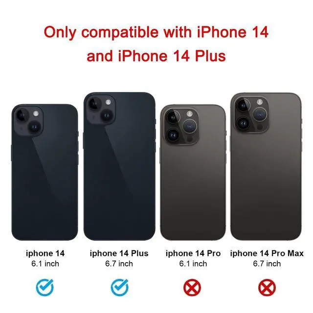 Alt view image 2 of 7 - OEM Back Rear Camera Lens Glass Replacement for iPhone 14 and iPhone 14 Plus with pre-installed adhesive and Reparing Toolkit