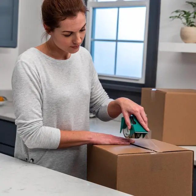 Alt view image 4 of 7 - EZ Start Clear Packing Tape Refills, 6 Rolls | Frustration-Free, Whisper Quiet, Moving & Shipping Boxes, Apartments and Homes, 1.88 Inch x 55 Yards
