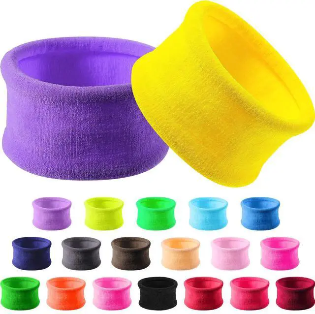 Main image of 20 Pieces Large Stretch Hair Ties Elastic Bands | Ponytail Holders for Women, Soft Headbands for Heavy Curls, 6.5 cm Diameter Multicolor, Daily Sports Sleep