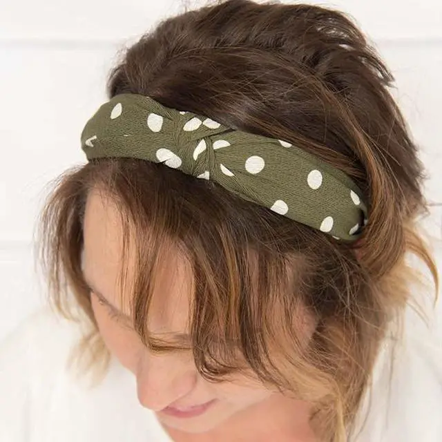 Alt view image 3 of 7 - 8 Pack Boho Vintage Headbands for Women Girls Knotted Headwraps Fashion Hair Hoops Elastic Hair Accessories
