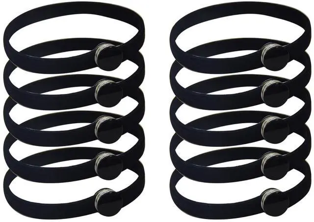 Main image of 10Pcs Wrap Around Hair Tie Snap Ties for Thick Curly Hair Adjustable Snappy Bungee Bands for Natural Ponytail Headband for Puff Styles and Secure Ponytails