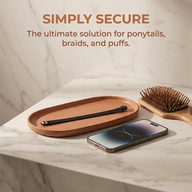 Alt view image 4 of 7 - 10Pcs Wrap Around Hair Tie Snap Ties for Thick Curly Hair Adjustable Snappy Bungee Bands for Natural Ponytail Headband for Puff Styles and Secure Ponytails