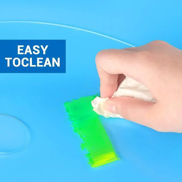 Alt view image 4 of 7 - Acrylic Paint Palette Clear Paint Tray Palette, 2 PCS | Easy Clean Non-Stick Artist Pallet for Oil Watercolor Craft DIY Art Painting Palette