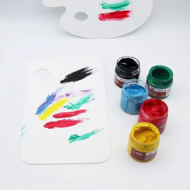 Alt view image 5 of 7 - 4Pcs Acrylic Paint Palette,Paint Pallet,Art Palette,for DIY Art or Oil Watercolor Painting Palette