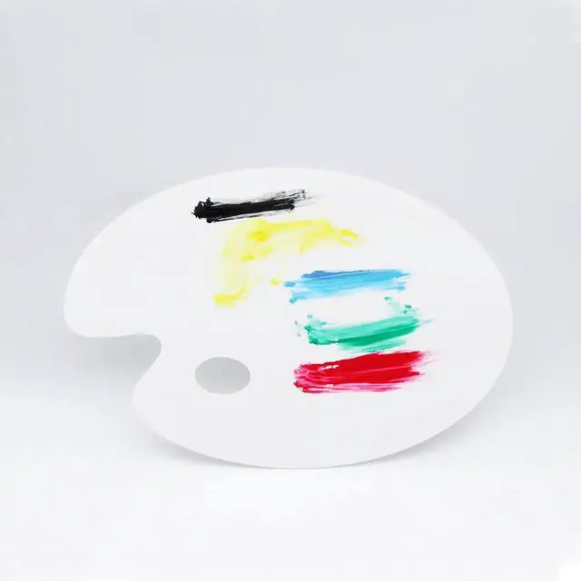 Alt view image 6 of 7 - 4Pcs Acrylic Paint Palette,Paint Pallet,Art Palette,for DIY Art or Oil Watercolor Painting Palette