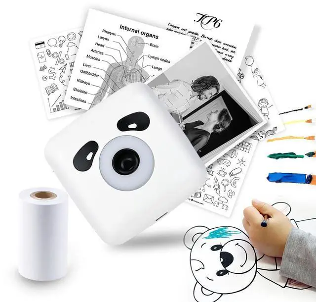 Main image of Sticker Printer,TP6S Print Pod Mini Printer, 300DPI Thermal Machine | Portable Pocket Printers with 1Roll Paper for Photos, Study Graphics, Notes, Journal, DIY, Gift Blessings