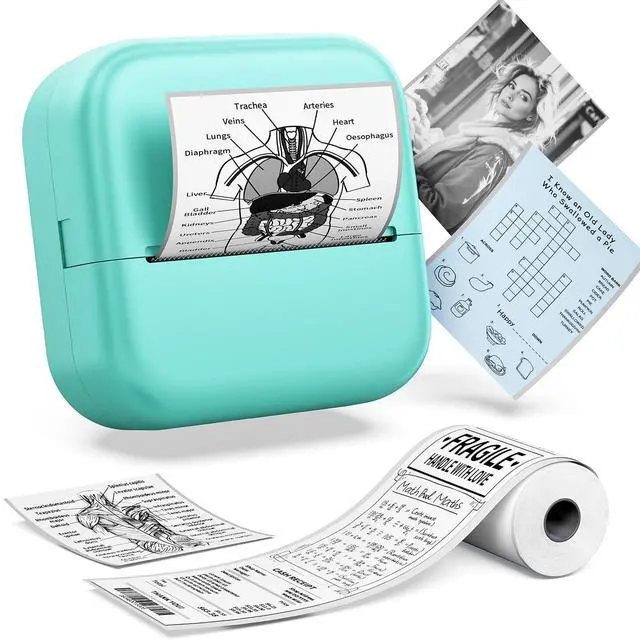 Main image of Mini Sticker Printer - Sticker Box Printer AI Smart APP Print Pod Mini Printer Thermal Portable Sticker Maker Machine for Student DIY Scrapbook, Study Notes, Work Plan, Memos, Photo