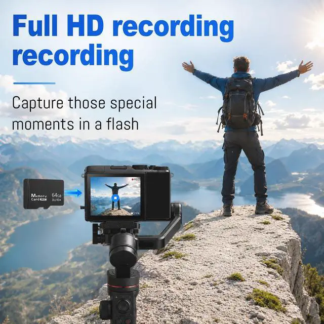 Alt view image 7 of 7 - 64GB Micro SD Card for Dashcam & Security Camera U3 V30 A1 | Reliable Class 10. Ideal for 1080p Video & Phones. Includes USB-A 3.0 Reader & SD Adapter.