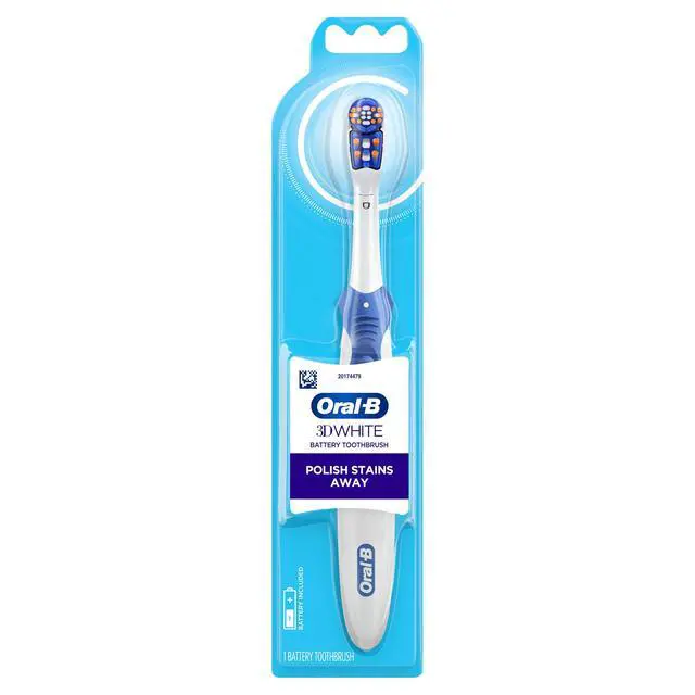 Alt view image 6 of 7 - 3D White Action Power Toothbrush, 1 Count (Colors May Vary), Multi-colored