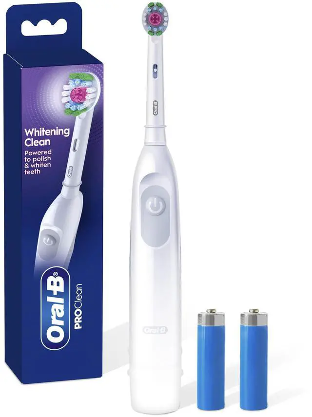 Main image of Pro 100 3D White, Battery Toothbrush, White