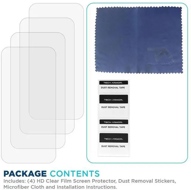 Alt view image 5 of 5 - Screen Protector for iPhone 17, HD PET Film, 4-Pack | Flexible Plastic Build, Crystal-clear display, Scratch-resistant coating, Case-friendly, Bubble-free apply, Touch-sensitive