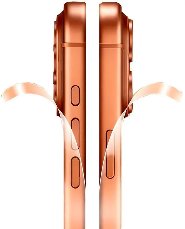 Main image of Ultra Thin Transparent Side Film For iPhone 17 Pro Max Frame Protective Guard Film - 3 packs/TPU Hydrogel