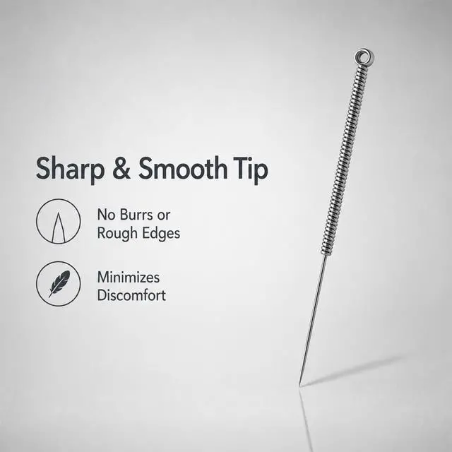 Alt view image 5 of 7 - 100 Pcs Disposable Acne Needles, Blackhead Remover Tools | Blackhead Remover Tools for Acne and Blemishes, Acne Popper Tools, Stainless Steel Comedone Extractor