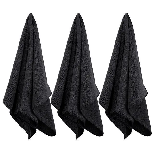Alt view image 3 of 6 - 340 GSM Quick Dry Microfiber Hair Salon Towel, 16x29 in, 8 Pack | Professional Use, Multipurpose, Lint Free
