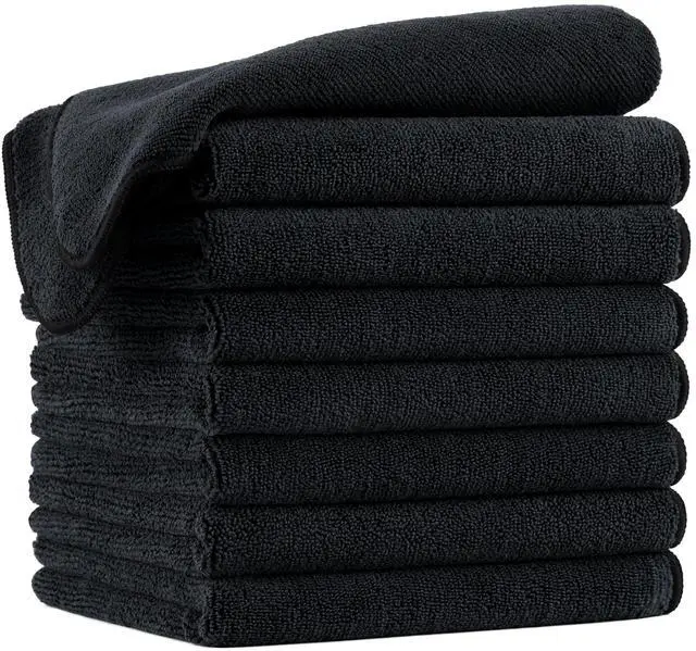 Main image of 340 GSM Quick Dry Microfiber Hair Salon Towel, 16x29 in, 8 Pack | Professional Use, Multipurpose, Lint Free