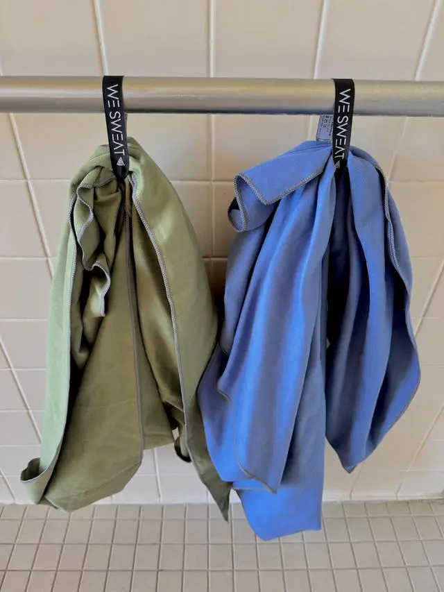 Alt view image 5 of 7 - (2 Pack) Microfiber Towels. Ultra Compact, Quick Dry, Odor-Free | Perfect for Travel, Gym Shower & Camping. Lightweight Shower Towels - Quick Dry XL Towels