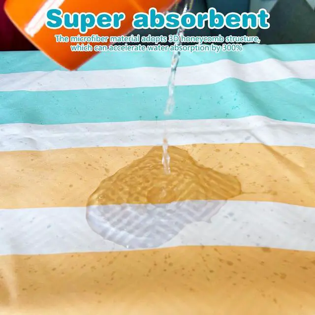 Alt view image 4 of 7 - 2 Pack Microfiber Beach Towel, 75'' x 35'' Quick Dry Beach Towel | Extra Large Beach Towel, Sand-Free Pool & Travel Towels for Adults, Soft Breathable and Lightweight