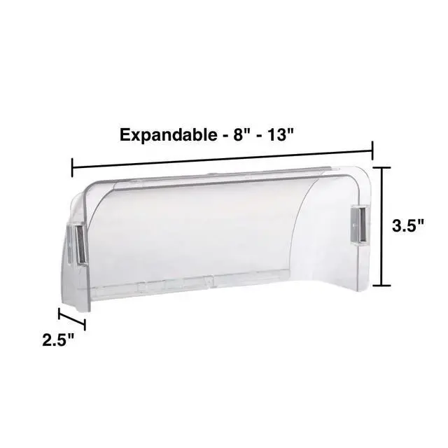 Alt view image 2 of 4 - Air Vent Deflector - Heavy Duty Unbreakable Plastic with Magnet Secure Design - Easy Adjust Between 8-14 - Vent Deflector for Air Conditioning/Heat/AC/Under Furniture (1)