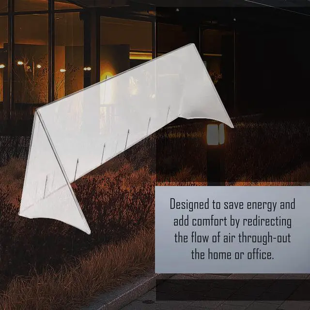 Alt view image 6 of 7 - DA28 PTAC Air Deflector, 28.5" Inside Dimension