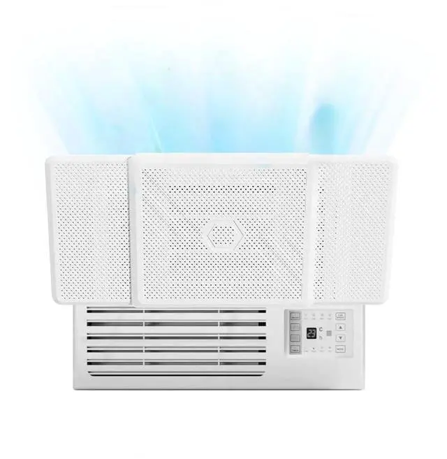 Main image of Window Air Conditioners Deflector Universal - Room Air Conditioner Window Baffle Adjustable Wind Direction - Prevent Direct Blowing of Cold Air -Ac Air Vent Deflector Easy to Install (1)
