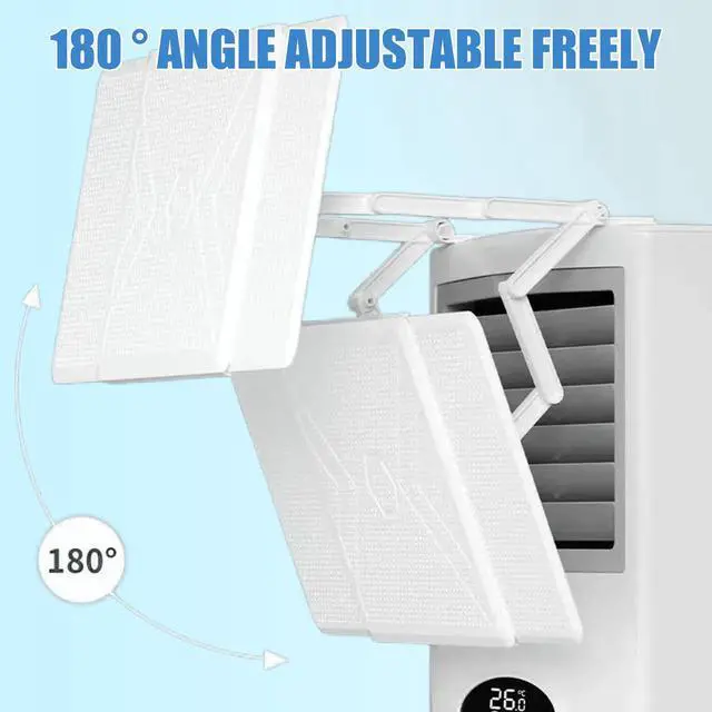 Alt view image 6 of 7 - Window Air Conditioners Deflector Universal - Room Air Conditioner Window Baffle Adjustable Wind Direction - Prevent Direct Blowing of Cold Air -Ac Air Vent Deflector Easy to Install (1)