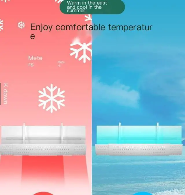 Alt view image 5 of 7 - 3 In 1 Adjustable Air Conditioner Deflector,Universal Retractable Anti Direct Blowing Retractable Air Conditioner Shiel,Anti Blast Baffle Wind Direction Telescopic Registers