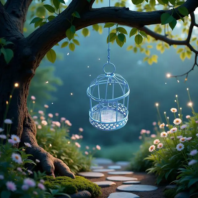 Alt view image 6 of 7 - Blue Miniature Metal Wire Bird Cage Tealight Candle Holder Hanging Birdcage Lantern Wedding Candy Party Favor Box for Wedding Home Table DIY Decor