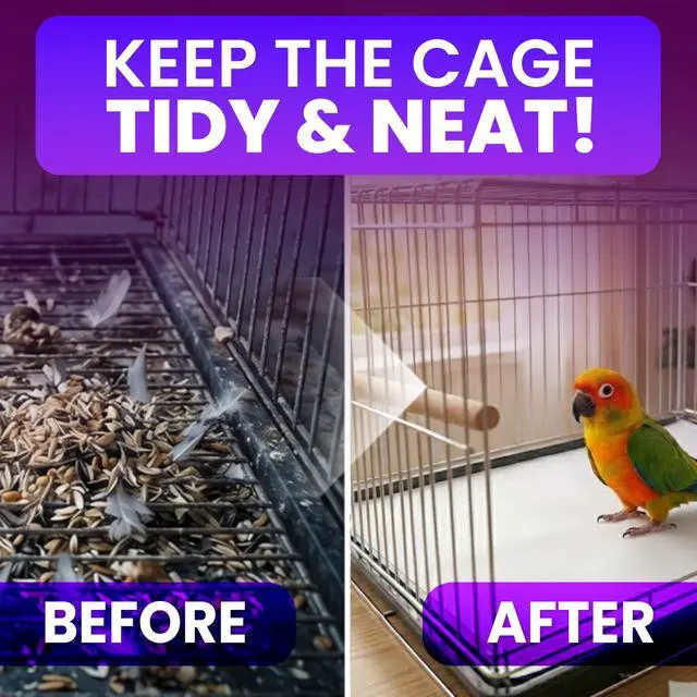 Alt view image 2 of 7 - Bird Cage Liners, 11 x 17 in, 120 Unprinted Sheets, Absorbent Paper | 120 unprinted newsprint sheets, 11 x 17 in, gray. Ink-free liners for bird cages and small pet enclosures. Trim to fit.