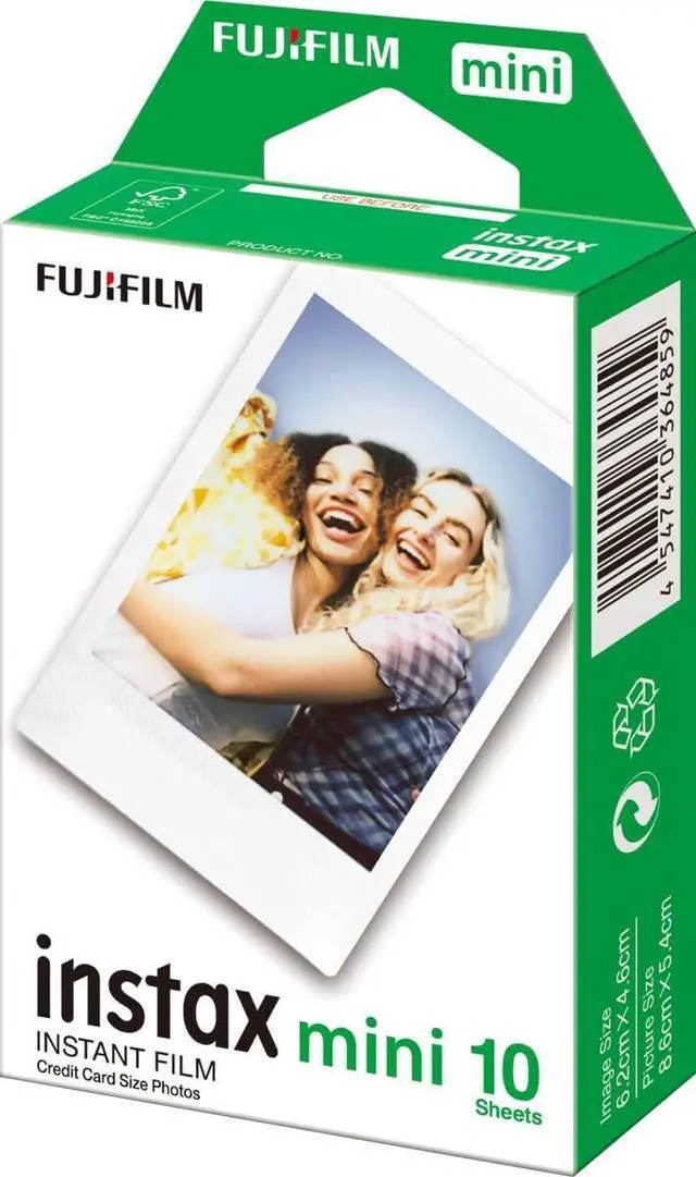 Main image of Fujifilm Mini Film Single Pack 10 Sheets per Pack, White Border (16386004)