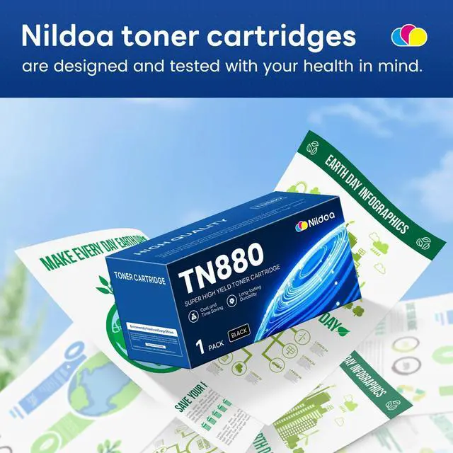 Alt view image 7 of 7 - TN880 TN-880 Toner Cartridge Black Replacement for Brother TN880 TN-880 MFC-L6900DW HL-L6200DW HL-L6250DW Printer Ink, 1 Pack Super High Yield