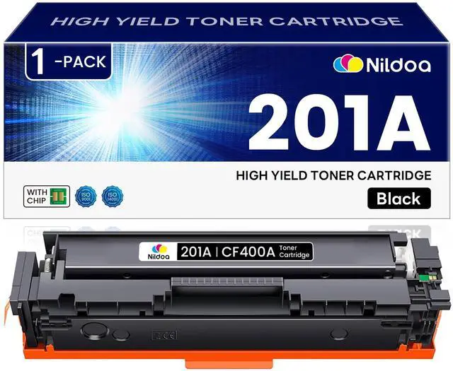 Main image of 201A Black Toner Cartridge Replacement for HP 201A CF400A 1 Pack
